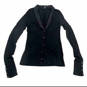New York & Company Black Cardigan Size S
